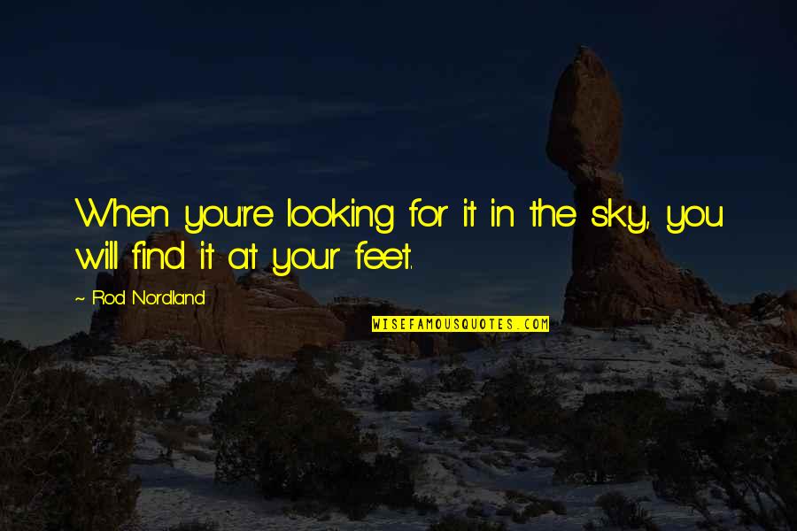Eminem Zeus Quotes By Rod Nordland: When you're looking for it in the sky,