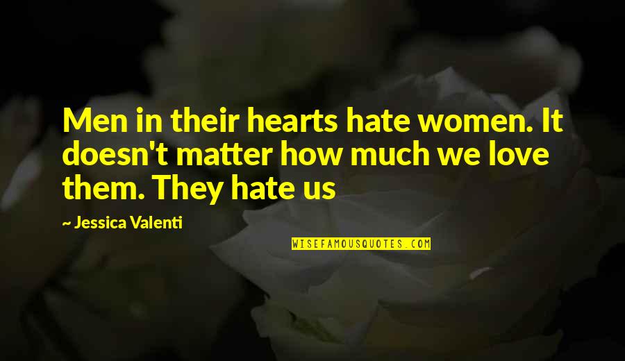 Emma Anzai Quotes By Jessica Valenti: Men in their hearts hate women. It doesn't