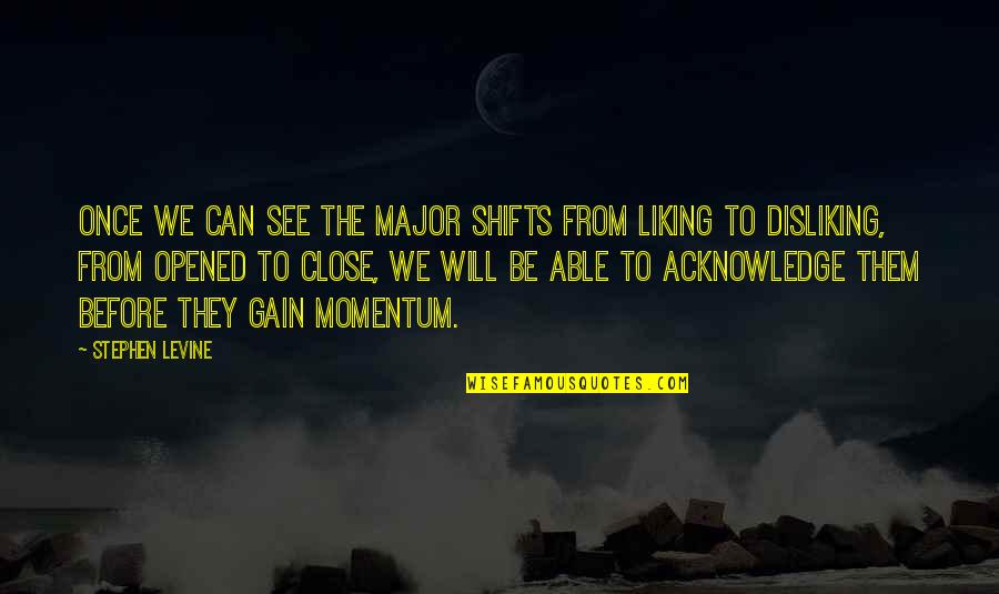 Emmalyn Estrada Quotes By Stephen Levine: Once we can see the major shifts from Emmalyn Estrada Quotes By Stephen Levine: Once we can see the major shifts from