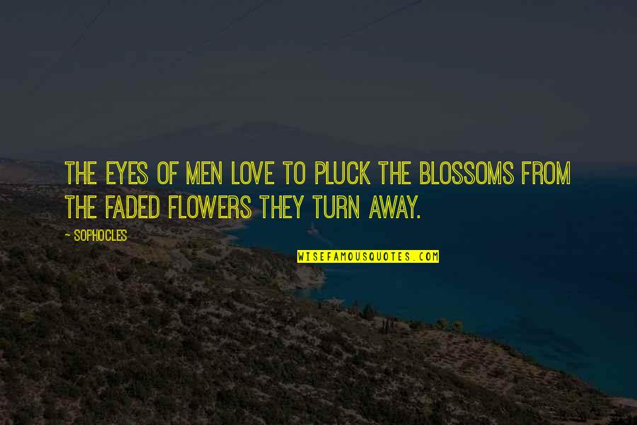 Emotional Bank Account Quotes By Sophocles: The eyes of men love to pluck the