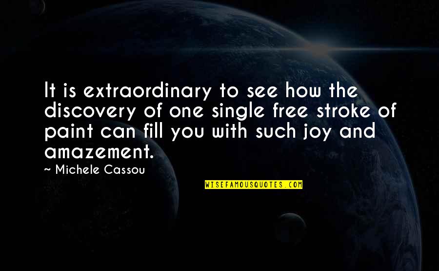Emotional Disorders Quotes By Michele Cassou: It is extraordinary to see how the discovery
