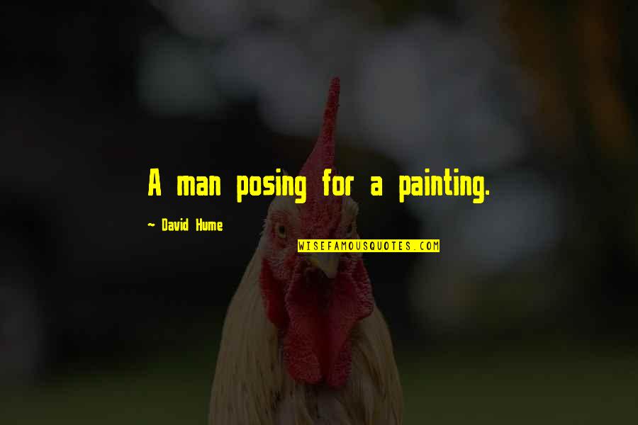 Empathy Best Quotes By David Hume: A man posing for a painting.