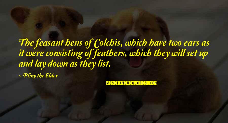 Empeng Bayi Quotes By Pliny The Elder: The feasant hens of Colchis, which have two Empeng Bayi Quotes By Pliny The Elder: The feasant hens of Colchis, which have two