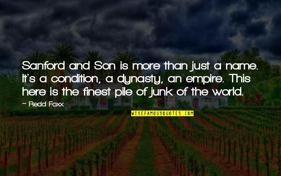 Empire Of Junk Quotes By Redd Foxx: Sanford and Son is more than just a Empire Of Junk Quotes By Redd Foxx: Sanford and Son is more than just a