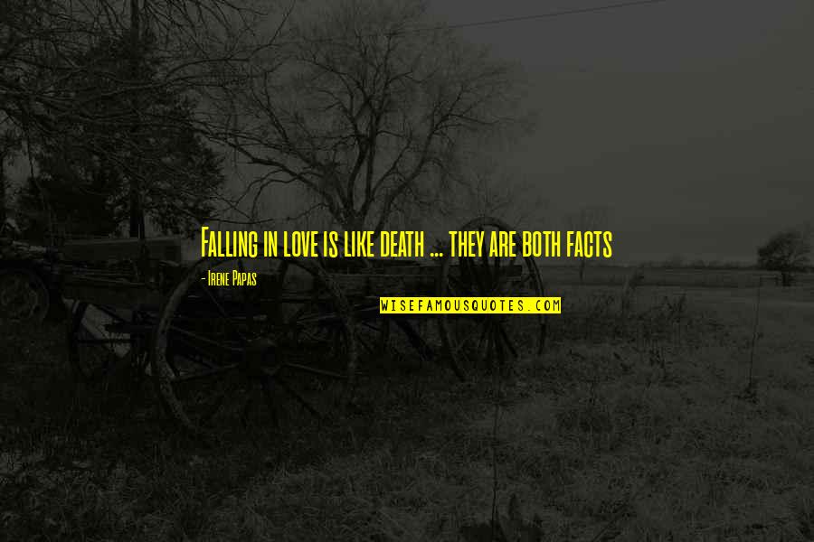 Empire Strikes Back Movie Quotes By Irene Papas: Falling in love is like death ... they Empire Strikes Back Movie Quotes By Irene Papas: Falling in love is like death ... they