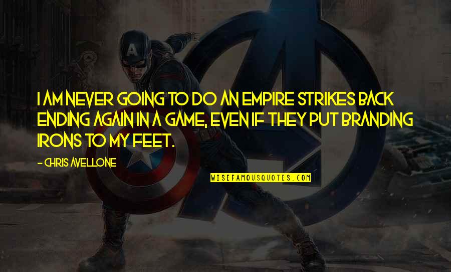 Empire Strikes Back Quotes By Chris Avellone: I am never going to do an Empire