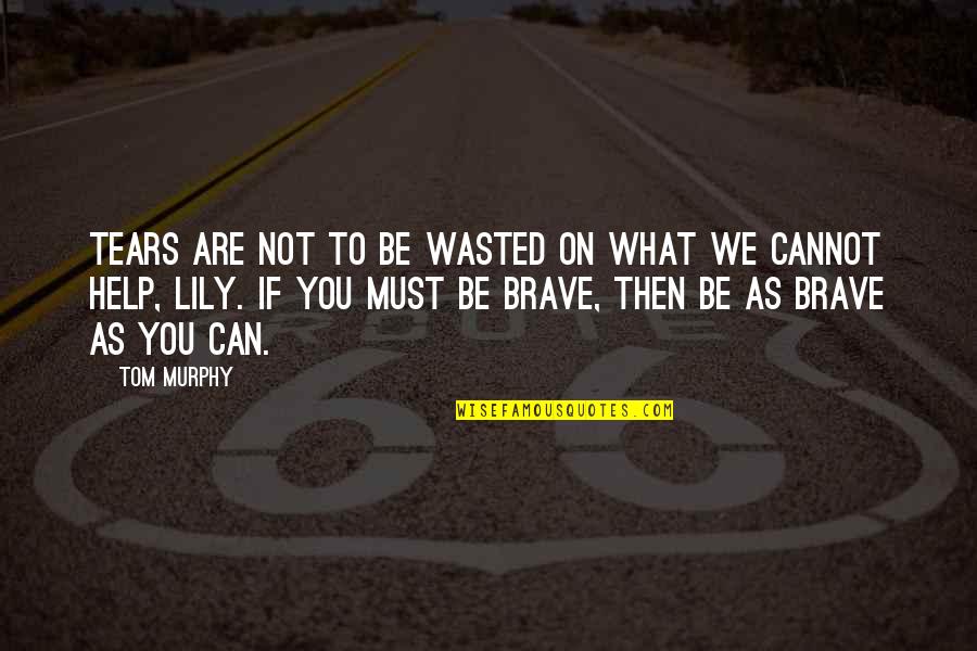 Empires In World Quotes By Tom Murphy: Tears are not to be wasted on what