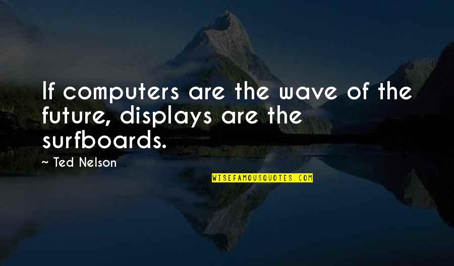 Empujaban Quotes By Ted Nelson: If computers are the wave of the future,
