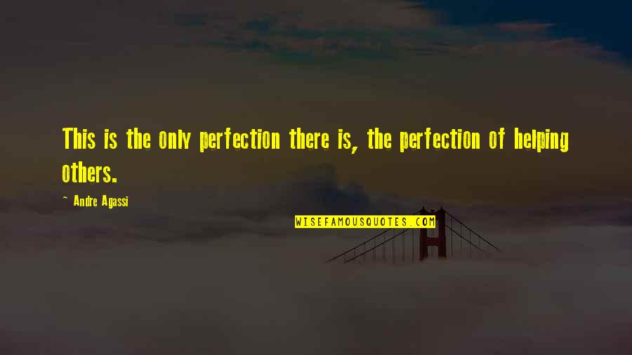 Enantiomers Molecules Quotes By Andre Agassi: This is the only perfection there is, the