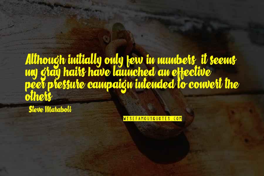 Encajar Significado Quotes By Steve Maraboli: Although initially only few in numbers, it seems Encajar Significado Quotes By Steve Maraboli: Although initially only few in numbers, it seems