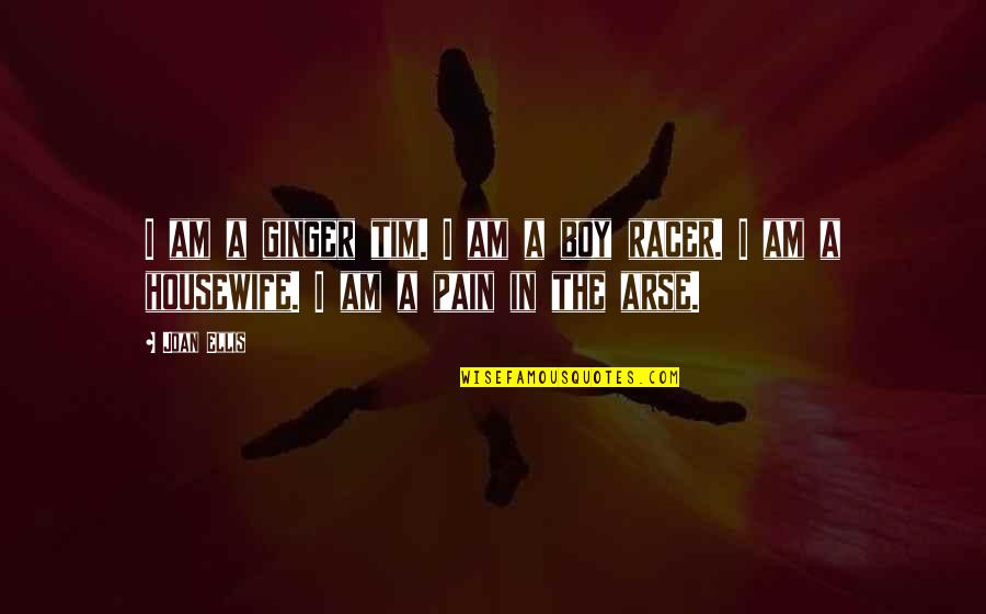 Encarnacao De Cristo Quotes By Joan Ellis: I am a ginger tim. I am a