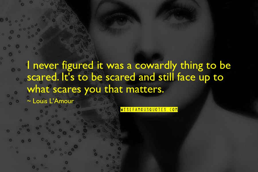 Enchem Inc Quotes By Louis L'Amour: I never figured it was a cowardly thing