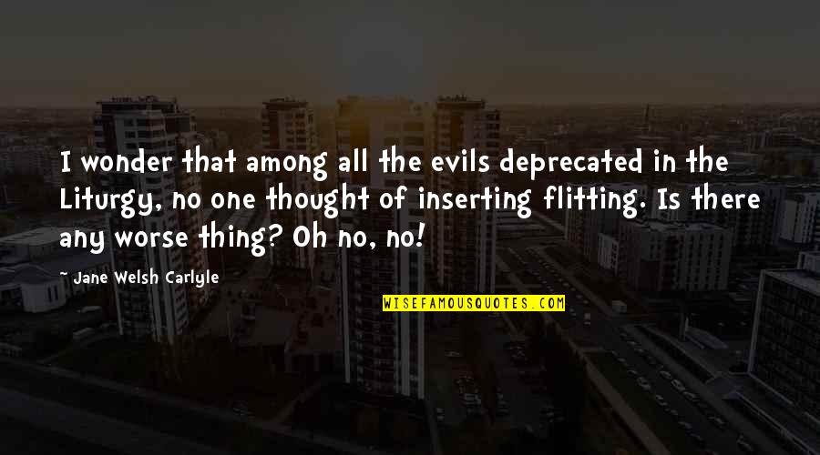 Encogerse De Miedo Quotes By Jane Welsh Carlyle: I wonder that among all the evils deprecated Encogerse De Miedo Quotes By Jane Welsh Carlyle: I wonder that among all the evils deprecated