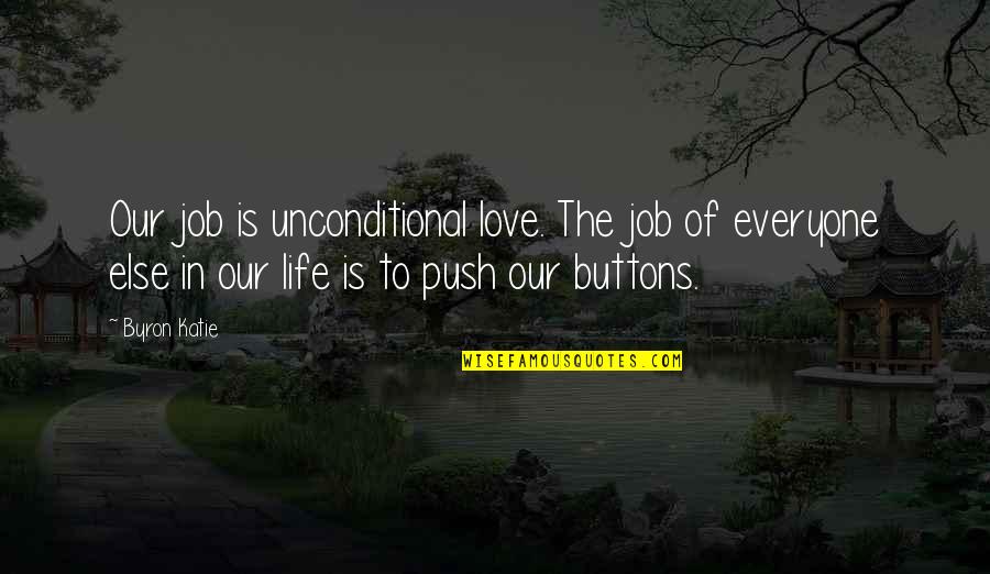 Encouragement For Love Quotes By Byron Katie: Our job is unconditional love. The job of