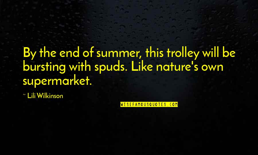 End Of Summer Quotes By Lili Wilkinson: By the end of summer, this trolley will