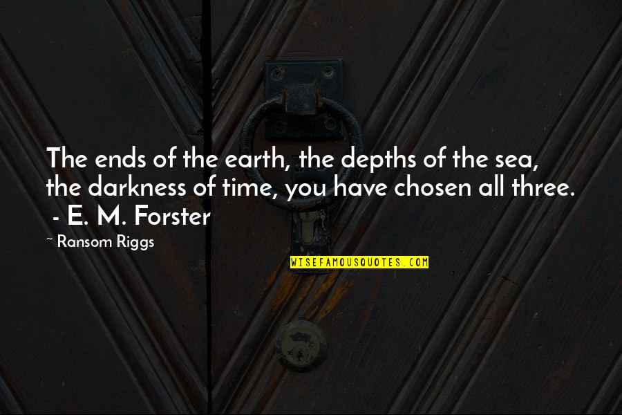 Ends Of The Earth Quotes By Ransom Riggs: The ends of the earth, the depths of Ends Of The Earth Quotes By Ransom Riggs: The ends of the earth, the depths of