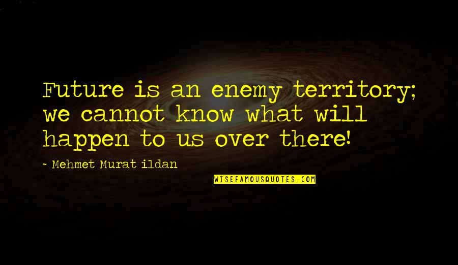 Enemy Territory Quotes By Mehmet Murat Ildan: Future is an enemy territory; we cannot know