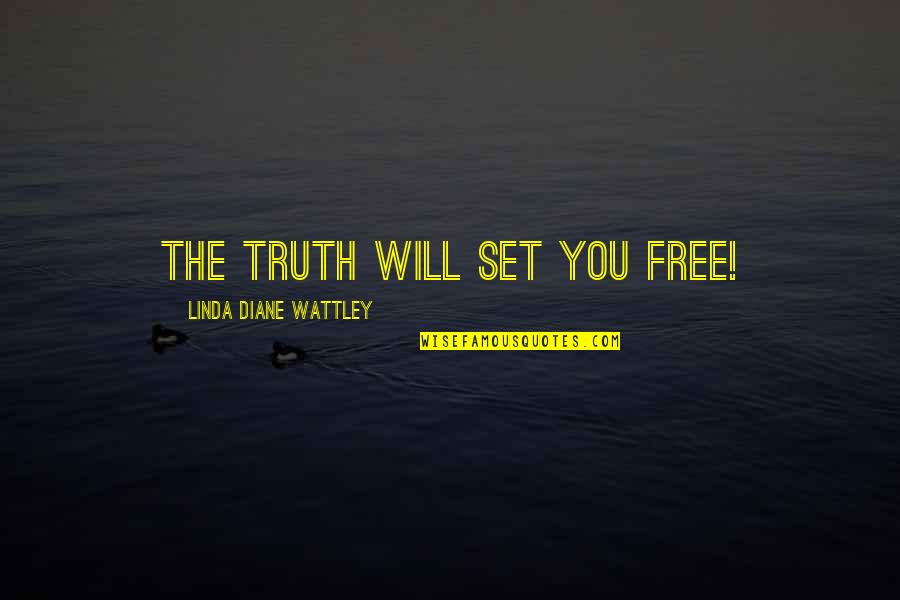 Energy And Attitude Quotes By Linda Diane Wattley: The truth will set you free!