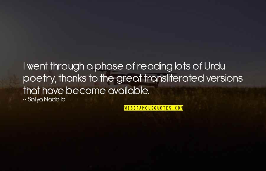 Engagement Party Toast Quotes By Satya Nadella: I went through a phase of reading lots Engagement Party Toast Quotes By Satya Nadella: I went through a phase of reading lots