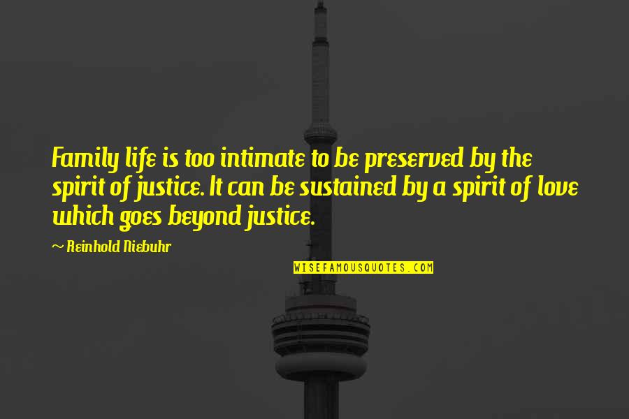 Enganchado Reggaeton Quotes By Reinhold Niebuhr: Family life is too intimate to be preserved
