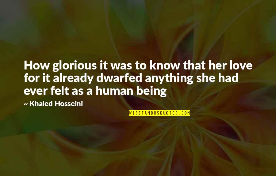 Engenharia Ambiental Quotes By Khaled Hosseini: How glorious it was to know that her Engenharia Ambiental Quotes By Khaled Hosseini: How glorious it was to know that her