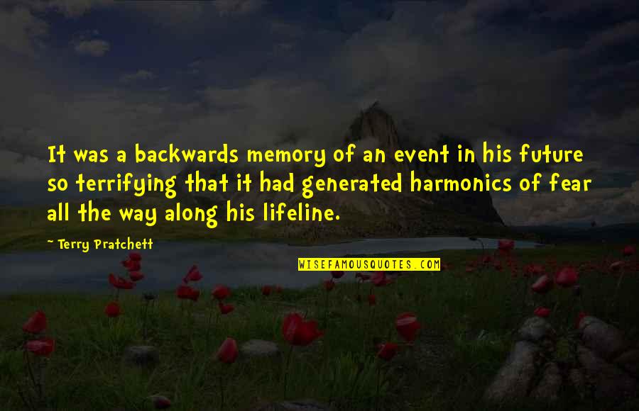 English Linguistic Quotes By Terry Pratchett: It was a backwards memory of an event