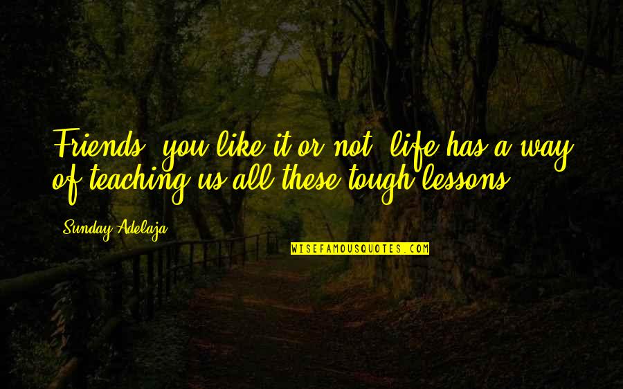 Enjoy Summer Holidays Quotes By Sunday Adelaja: Friends, you like it or not, life has