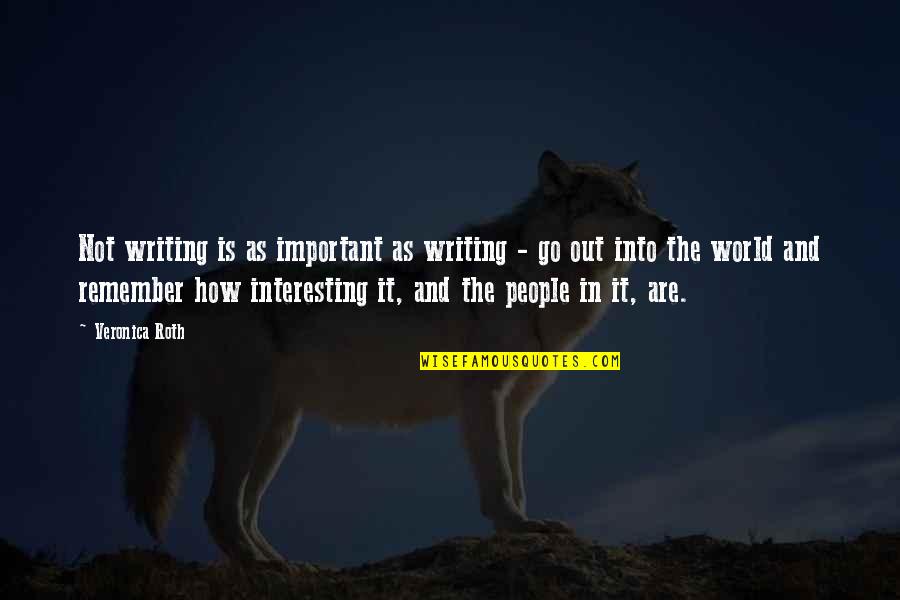Enjoydressup Quotes By Veronica Roth: Not writing is as important as writing - Enjoydressup Quotes By Veronica Roth: Not writing is as important as writing -