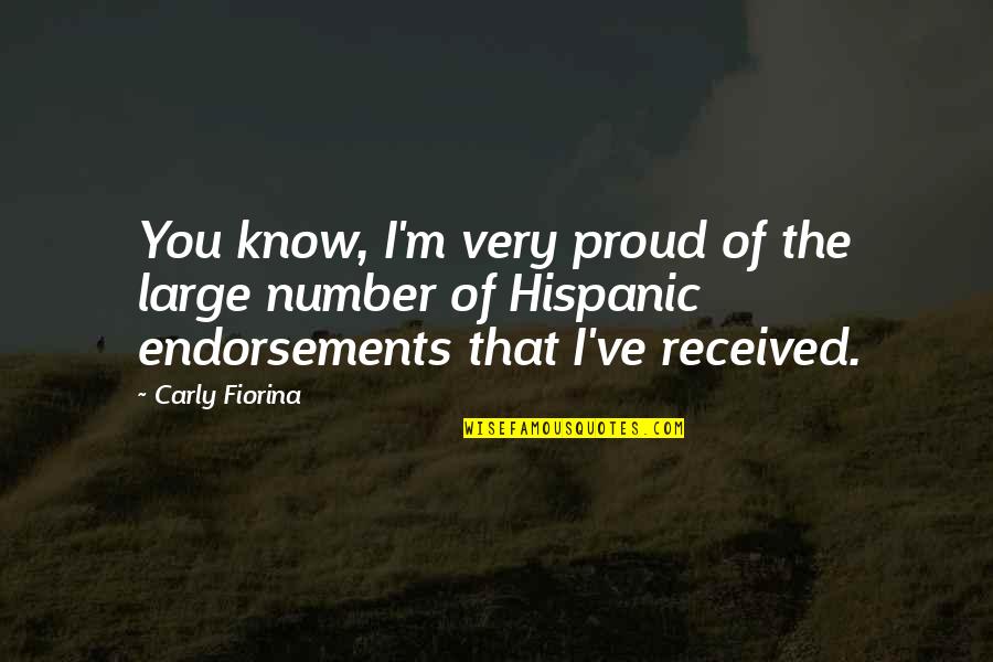 Enriching Learning Quotes By Carly Fiorina: You know, I'm very proud of the large