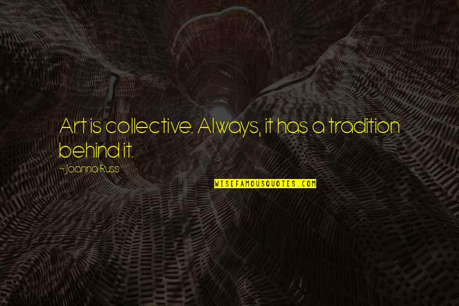 Ente Keralam Quotes By Joanna Russ: Art is collective. Always, it has a tradition