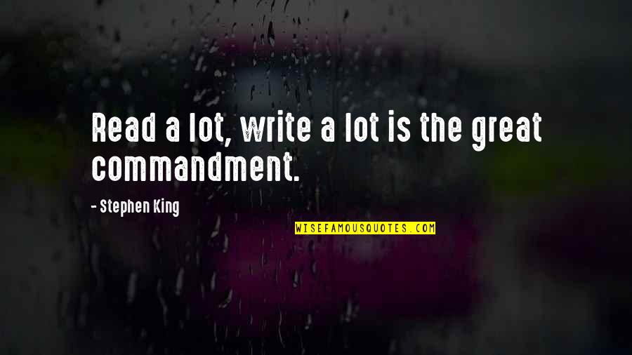 Entkommen In English Quotes By Stephen King: Read a lot, write a lot is the Entkommen In English Quotes By Stephen King: Read a lot, write a lot is the