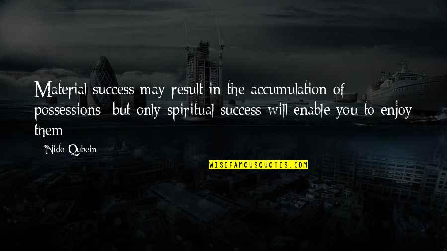 Entrained Gas Quotes By Nido Qubein: Material success may result in the accumulation of Entrained Gas Quotes By Nido Qubein: Material success may result in the accumulation of