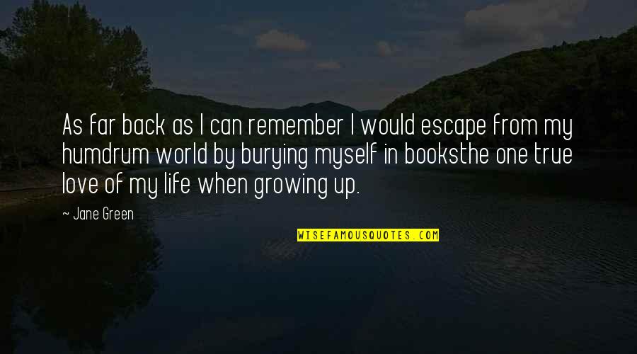 Entraineur Quotes By Jane Green: As far back as I can remember I