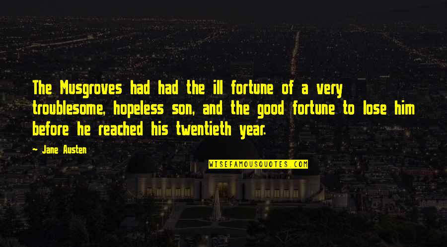 Entrancing Seven Quotes By Jane Austen: The Musgroves had had the ill fortune of Entrancing Seven Quotes By Jane Austen: The Musgroves had had the ill fortune of