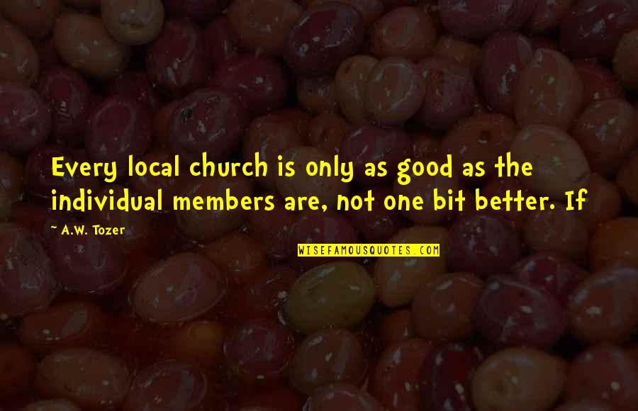 Eodwyn Quotes By A.W. Tozer: Every local church is only as good as Eodwyn Quotes By A.W. Tozer: Every local church is only as good as