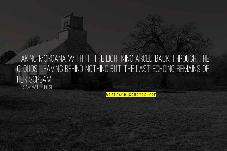 Epaulet Quotes By Sam Whitehouse: Taking Morgana with it, the lightning arced back