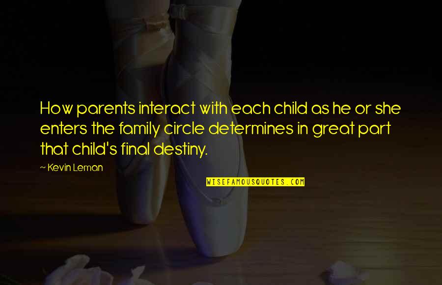 Ephemeralization Quotes By Kevin Leman: How parents interact with each child as he