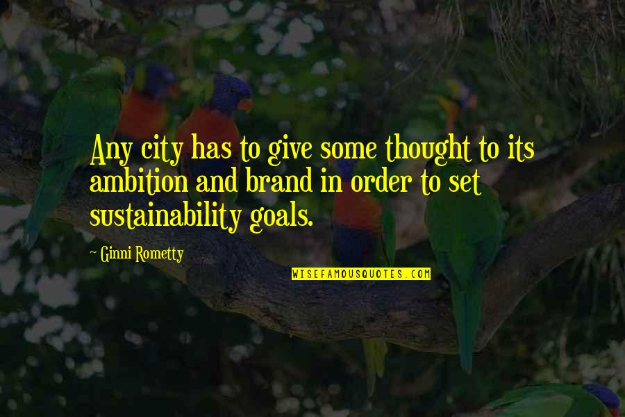 Epic Of Gilgamesh Flood Quotes By Ginni Rometty: Any city has to give some thought to