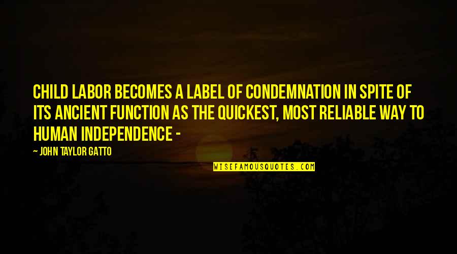 Epileptics And Anxiety Quotes By John Taylor Gatto: Child labor becomes a label of condemnation in