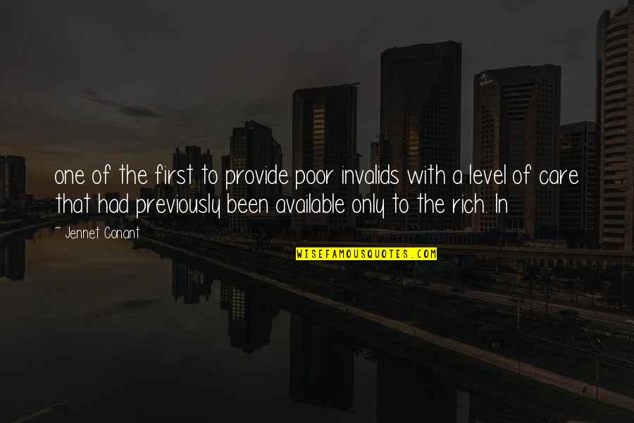 Equivocate Synonym Quotes By Jennet Conant: one of the first to provide poor invalids