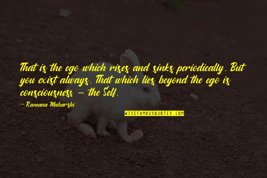 Erg N Diler Quotes By Ramana Maharshi: That is the ego which rises and sinks