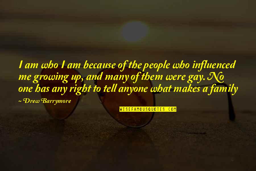 Eric Pollard Quotes By Drew Barrymore: I am who I am because of the