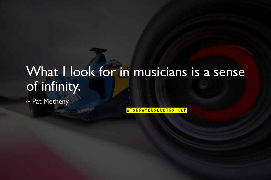 Ermordet Quotes By Pat Metheny: What I look for in musicians is a