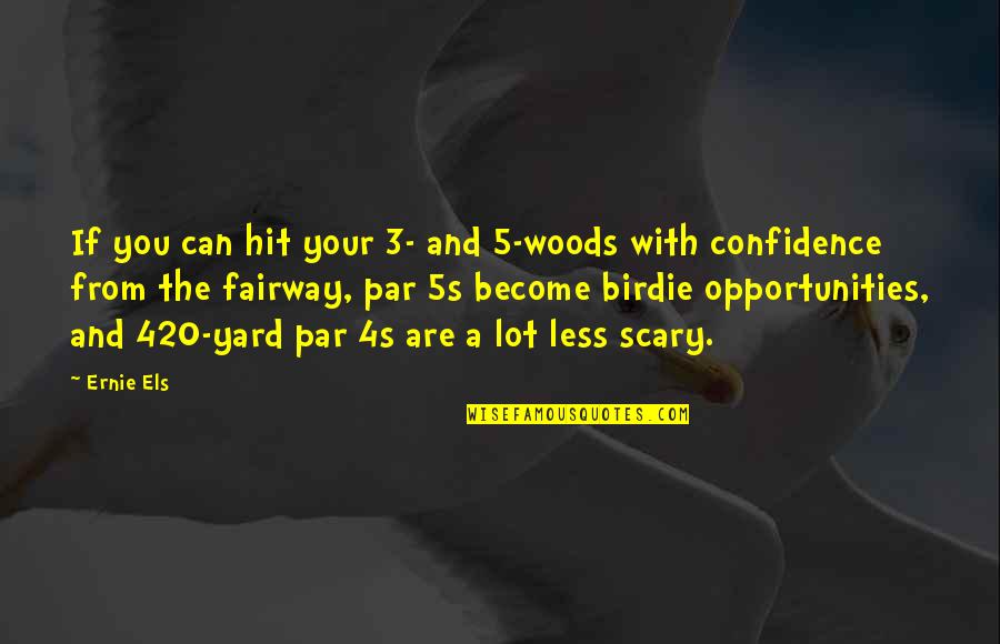 Ernie Els Quotes By Ernie Els: If you can hit your 3- and 5-woods