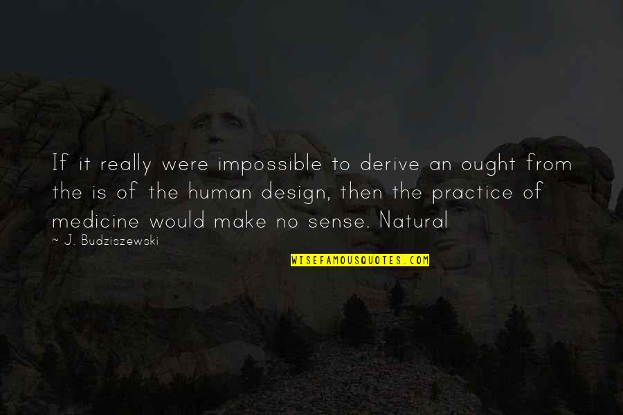 Ervik Bt Quotes By J. Budziszewski: If it really were impossible to derive an Ervik Bt Quotes By J. Budziszewski: If it really were impossible to derive an