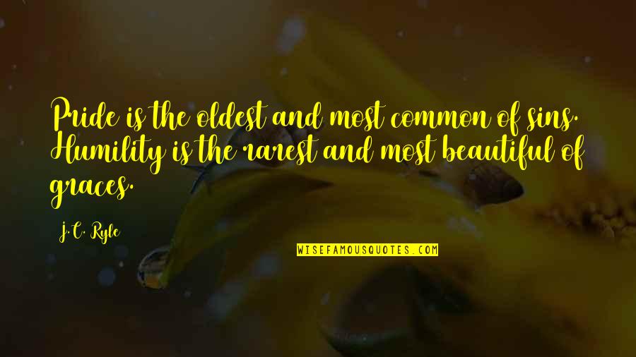 Escuro In English Quotes By J.C. Ryle: Pride is the oldest and most common of Escuro In English Quotes By J.C. Ryle: Pride is the oldest and most common of