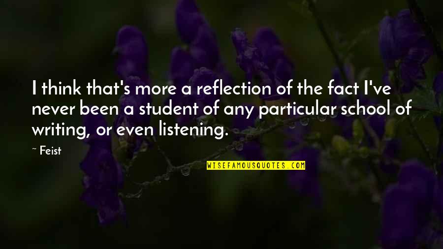 Esemplastic Quotes By Feist: I think that's more a reflection of the Esemplastic Quotes By Feist: I think that's more a reflection of the