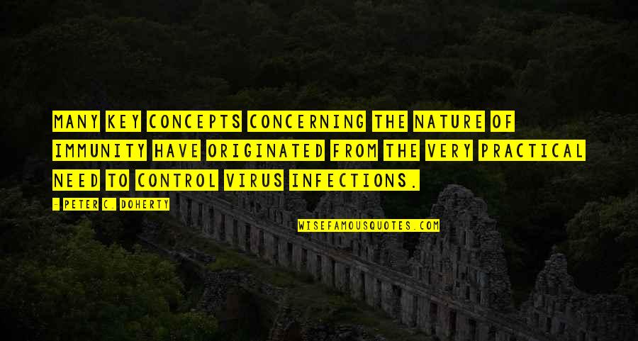Eslander Quotes By Peter C. Doherty: Many key concepts concerning the nature of immunity Eslander Quotes By Peter C. Doherty: Many key concepts concerning the nature of immunity