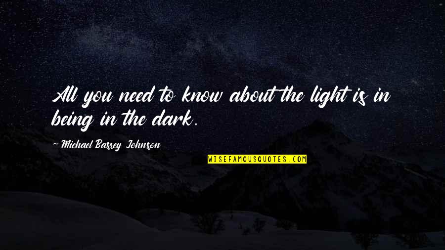 Esoterism Quotes By Michael Bassey Johnson: All you need to know about the light