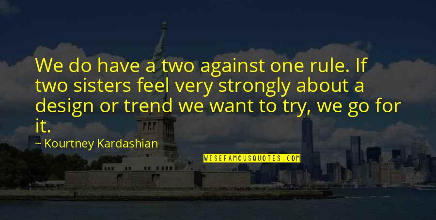Espelhar Celular Quotes By Kourtney Kardashian: We do have a two against one rule.